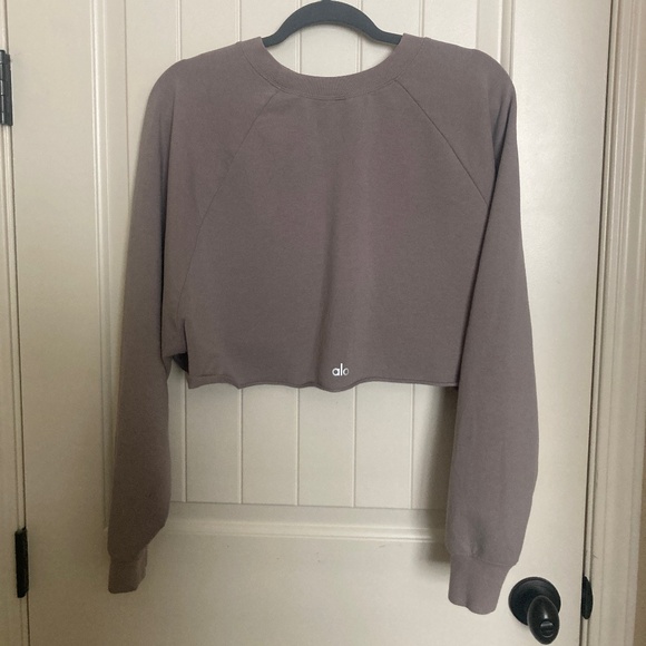 Alo Yoga Cropped Sweatshirt - Picture 2 of 3